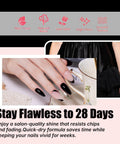 Manicured hand showing glossy nails using Six 16ml Gel Nail Polish Set With Milk White Pink Black 9D Cat Eye Glitter LED Soak Off Nail Kit.