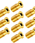 10 Piece Beefy Brass Pool Cover Anchors Screws Kit For Concrete Pools Heavy Duty Safety Cover Replacement