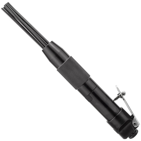 Compact Air Needle Scaler For Quick Slag Rust Paint And Dirt Removal With 12 Hardened 3mm Steel Needles And A One Trigger Operation