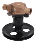 Upgrade Your Marine Engine Performance With This Heavy Duty Sea Brass Metal Alloy V Belt Pulley Impeller Kit That Fits Sherwood G20 G21 And 302 351 Models Featuring One Inch Inlet Outlet For A Direct Reliable Swap. Sea brass marine impeller kit, 1 inch inlet outlet, black pulley base