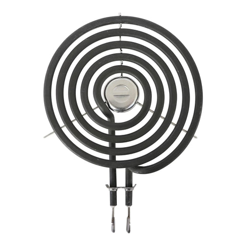 Replacement Range Top Surface Burner Kit For GE And Hotpoint, 6-inch WB30M1 element, heating coil close-up view