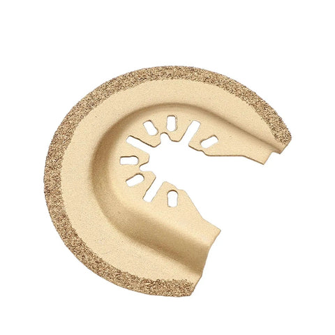 Semicircular multitool blade from Do It All Oscillating Saw Blades Set for Wood Plastic Metal Semicircular High Carbon Steel Multitool Attachments
