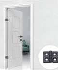 Top Shelf Black Plastic Hinges Featuring Premium Hardware Included making electrical cabinet mounting a snap and secure for tool boxes.