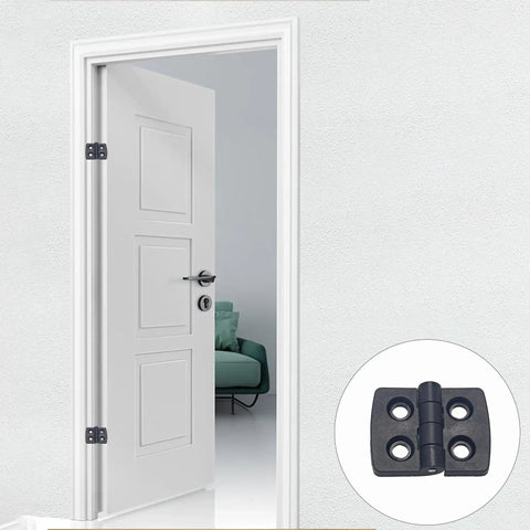 Top Shelf Black Plastic Hinges Featuring Premium Hardware Included making electrical cabinet mounting a snap and secure for tool boxes.
