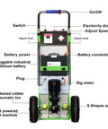 Electric Stair Climbing Hand Truck Dolly For Moving Heavy Furniture And Objects 880 Lb Capacity 1200W Powered Stair Climber parts