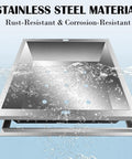 Hidden Street Ready Stainless Steel Manhole Covers For Lawn And Green Belts 12 To 40 Inches with water resistance