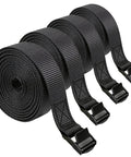 Beefy Heavy Duty Lashing Straps With Buckles 4 Pack 1 Inch By 5 Feet Cargo Tie Down Straps Adjustable Cam Buckle Straps