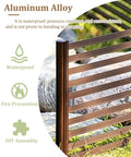 Heavy Duty Aluminum Balcony Railing Height Extender With Solid Anti Fall Safety Guard To Keep Kids And Dogs Secure, aluminum alloy fence.