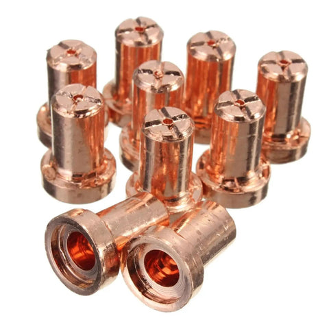 Premium Plasma Cutter Consumables Kit For PT-31 And PT-40 Torch Plus CUT-50 Copper nozzles for precise metal cutting jobs.