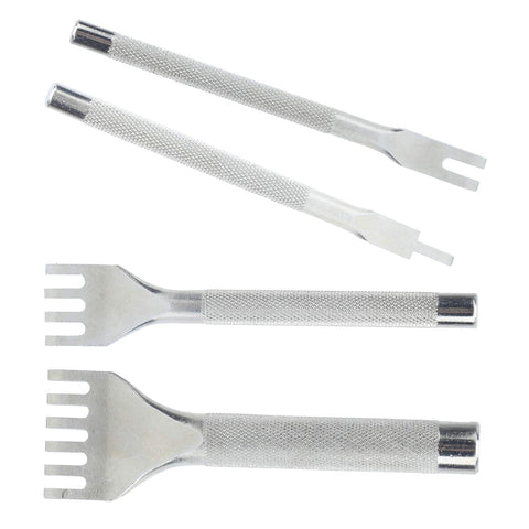 Heavy Duty Chisel Set Built To Last With Heat Treated High Temp Prongs And Precise Flat Spacing For Industrial Work 1 2 4 6 Tooth Set