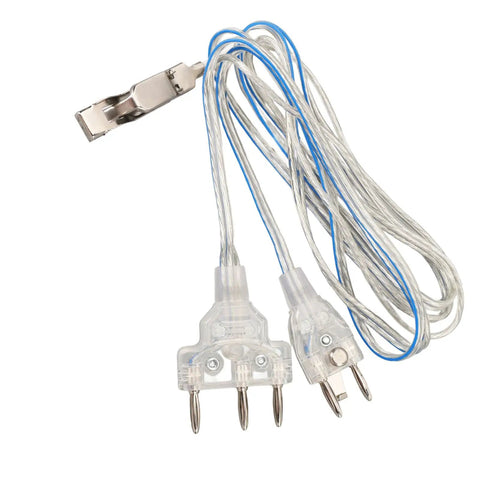 Stainless Steel Plastic Fencing Body Cord With Transparent Foil And Epee Connecting Wire for competitive fencing events durable gear