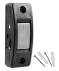 Wired 1 Button Garage Door Opener Wall Switch Replacement For Yellow Learn Button Openers, Easy Install Push Control