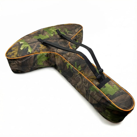 Rugged Crossbow Case With Backpack Straps For Hunting, Universal Soft Crossbow Bag 37 Inch, 600D Nylon Exterior in Oakcamo
