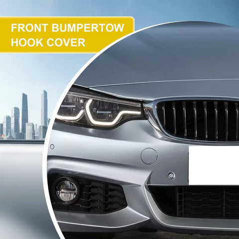 BMW 4 Series M-Sport Front Bumper Tow Hook Cover Towing Eye Cap For F32 F33 F36 418i 420i 425i 2014 2015 2016 2017 2018 2019 Pearl White 51118061005 Easy Install