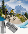 Bike Pedal Extenders 20mm Chrome Molybdenum Pedal Spacers Pair For 9 Sixteen Inch Threaded Pedals Ideal For SPD MT MTB BMX Road Street Bikes Durable Anti Rust Steel Construction Boost Your Ride