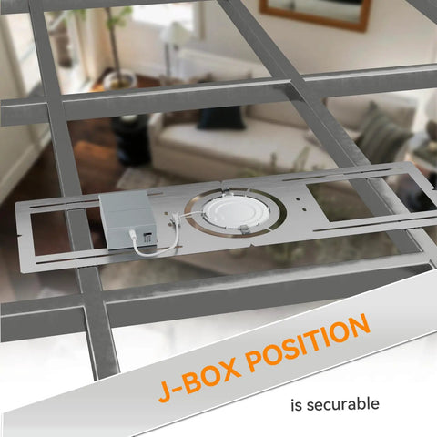 Solid Steel New Construction Mounting Plate For 4 And 6 Inch LED Recessed Lights Rough In Wafer Bracket Smooth Round Hole Quick Ceiling Install Dependable Build Straightforward Setup No Sweat Heavy Duty Pack For Any Home Project