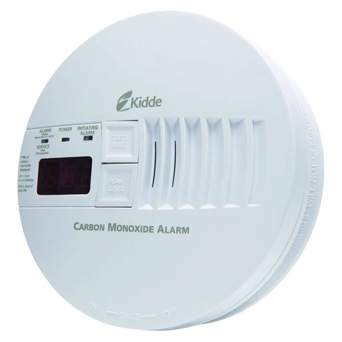 Hardwired Carbon Monoxide Detector With 9 Volt Battery Backup, Digital LED Display, 85 Decibel Alarm, 120 Volt Home CO Alarm