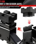 Universal Scissor Jack Pads Rubber Pinch Weld Saddle Protector For Two Ton Jacks Anti Slip Car Lift Pad detail view