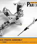 Rack And Pinion Assembly Direct Fit For Buick Century 1997 To 2005 Without Magnasteer LaCrosse 2005 To 2009