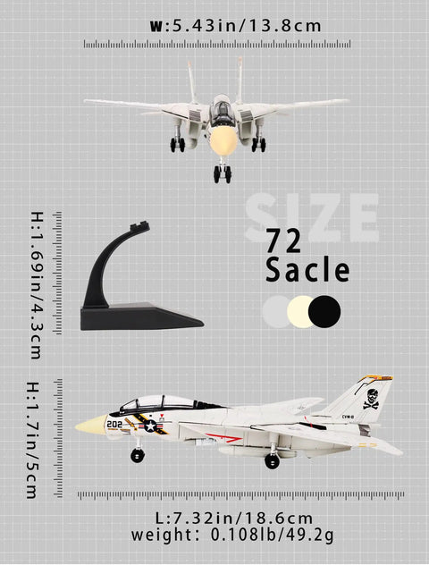 1 72 Scale Fighter Jet Model Kit With Snap Fit Assembly Movable Wings Open Engine Cowl And Stand 36 Piece Military Airplane Build