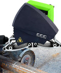 No Nonsense Heavy Duty Electric Pipe Cutter Machine For Steel Copper Stainless Steel And Pvc Plumbing Slick Burr Finish portable cutter with adjustable speed knob.