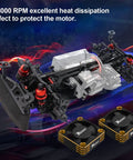 RC Car Motor Cooling Fan Heatsink 28000RPM ESC Cooling Fan For 1/8 1/10 1/12 Scale 540 550 Brushless Motors with RC chassis