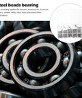 580-Piece Assorted Stainless Steel Bearing Balls Kit From 1.0mm To 10.0mm Portable Durable Precision Beads For Mechanical And Industrial Use DIY Projects And Hobby Gearheads, steel bearings set