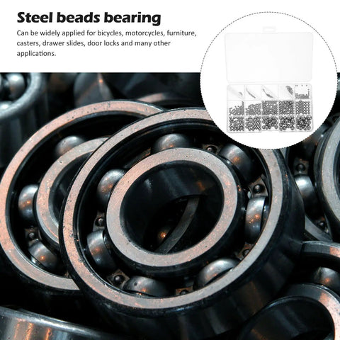 High Precision Stainless Steel Bearing Balls Kit With 1.0mm To 10.0mm Sizes 580 Pcs Portable Ball Bearings Set For Skateboard Repair And Mechanical Or Industrial Maintenance Multi Size Assortment For DIY Projects, steel bearings