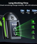 Rugged Industrial Wireless Barcode Scanner 3 In 1 Waterproof Bluetooth with battery indicator on LED display