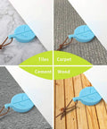 Leaf Shaped Door Stop With Lanyard, Kid Safe Silicone Door Wedge That Keeps Doors From Slamming on tile, carpet, cement, wood