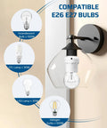 Light Sensor Socket Adapter E26 E27 Dusk To Dawn Automatic Sensor For Porch And Wall Light Fixtures with bulb compatibility