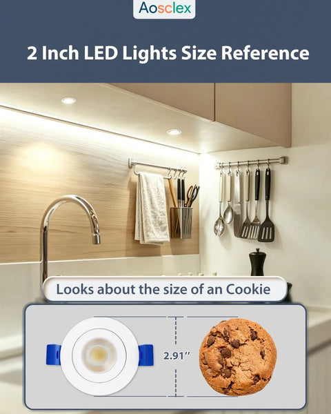 2 Inch Adjustable Gimbal Recessed Led Lights 12 Pack 5Cct Spotlight Smooth 360 Rotation 90 Tilt Dead Simple Setup Kick Up Your Vibes Solid Build Nailed It Quality Bright Illumination For Any Room