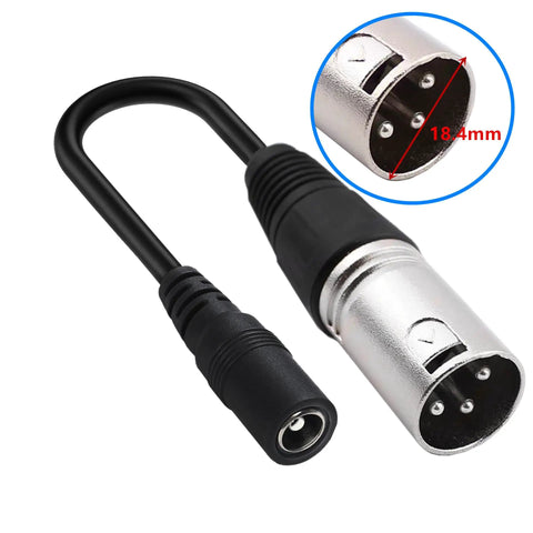 All-In-One DC Charging Adapter Kit For Electric Bikes And Scooters, 7-In-1 Cable Set With 5.5mm x 2.1mm Female To 5.5mm x 2.5mm And 8.0mm x 1.6mm Adapters, Plus XLR, M12, M16, RCA And 3-Prong Plugs