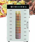 Top Tier Kitchen MVP Heavy Duty Electric Food Dehydrator With Rust Resistant Stainless Steel Trays, 20 layers, drying fruits and meats.
