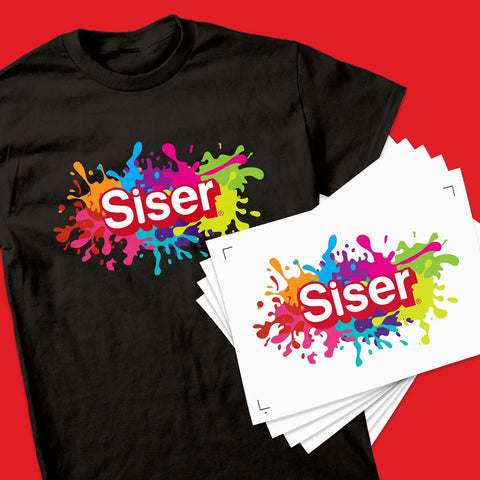 Printed shirt and EasyColor DTV Printable Heat Transfer Vinyl Sheets For Inkjet Printers 8.4 By 11 Inches Pack Of 50 DIY Friendly