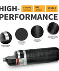 Beefy 3L 4500Psi Carbon Fiber Air Tank For PCP Air Rifles And Scuba Gear With Regulator Valve M18 Thread Empty Bottle