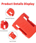 M18 18V Battery Holder Wall Mount Kit 5 Piece Tool Organizer Rack product details with ABS molding and installation features