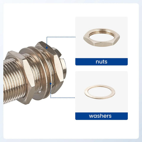 SO239 To SO239 UHF Female Bulkhead Adapter RF Coax Coupler For CB Ham Radio PL259 Plug Beefy 50 Ohm Low Loss Antenna Connector with nuts and washers