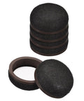 High Performance Premium Black Felt Furniture Sliders For Hardwood Floors Chair Glide Pads, 37 mm size, 20 pack, heavy duty felt pads.