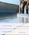 Pro Level Heavy Duty Waterproof Asphalt Roof Shingles Repair Tape With Thick Aluminum Foil Backing applied on flat roof by contractor.