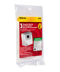 Package of Disposable Filter Bags For 3 Gallon Vacuums Pack Of 3, easy install for dry debris and fine dust, compatible with most 3-gallon models