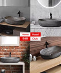 Vintage Ceramic Vessel Sink for Bathroom Vanity, Retro Chinese-Style Above Counter Vanity Sink for Home, Balcony or Hotel Bathroom Decor (Small) on various countertops.