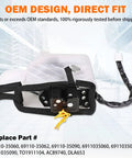 Toyota 4Runner Rear Hatch Latch Actuator Replacement For 2003-2009 4th Gen Direct-Fit OEM-Style with wiring harness