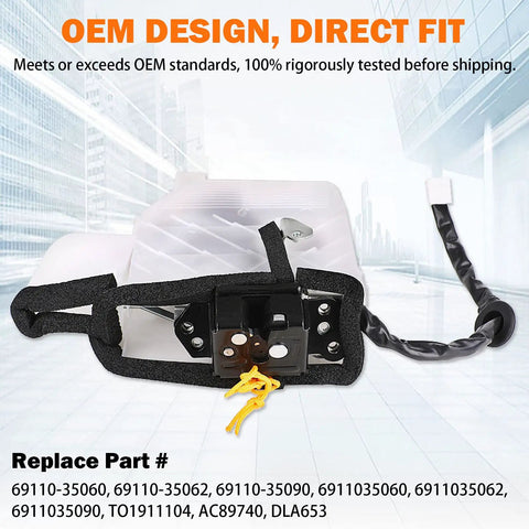 Toyota 4Runner Rear Hatch Latch Actuator Replacement For 2003-2009 4th Gen Direct-Fit OEM-Style with wiring harness