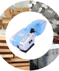Heavy Duty Electric Strapping Tool Portable Handheld Pallet Baler Cuts And Heat Seals PP PET Bands No Buckles Needed on pallets and cartons.