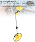 Lightweight Aluminum Measurement Wheel With Sealed Gear Drive For Spot On Distance Tracking On Any Job Site A Rock Solid Workhorse For Contractors Landscapers And Homeowners Crushing It Daily with sturdy rolling mechanism.
