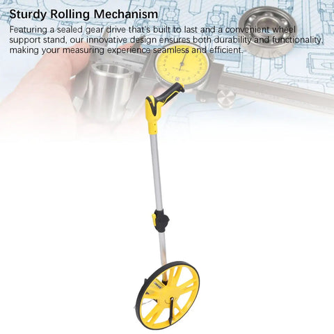 Lightweight Aluminum Measurement Wheel With Sealed Gear Drive For Spot On Distance Tracking On Any Job Site A Rock Solid Workhorse For Contractors Landscapers And Homeowners Crushing It Daily with sturdy rolling mechanism.