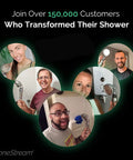 EcoPower High Pressure Handheld Shower Head With On Off Switch And 3 Spray Settings held by satisfied customers