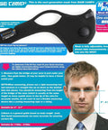 Instruction guide for adjustable six activated carbon filters included dust face mask for woodworking, construction, and cycling.