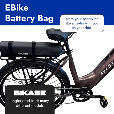 Two Battery E Bike Battery Case And Cover Waterproof And Fire Resistant Lithium Ion Battery Storage Bag Fits 48V And 52V Easy To Mount Ideal For Camping Ride Longer And Travel